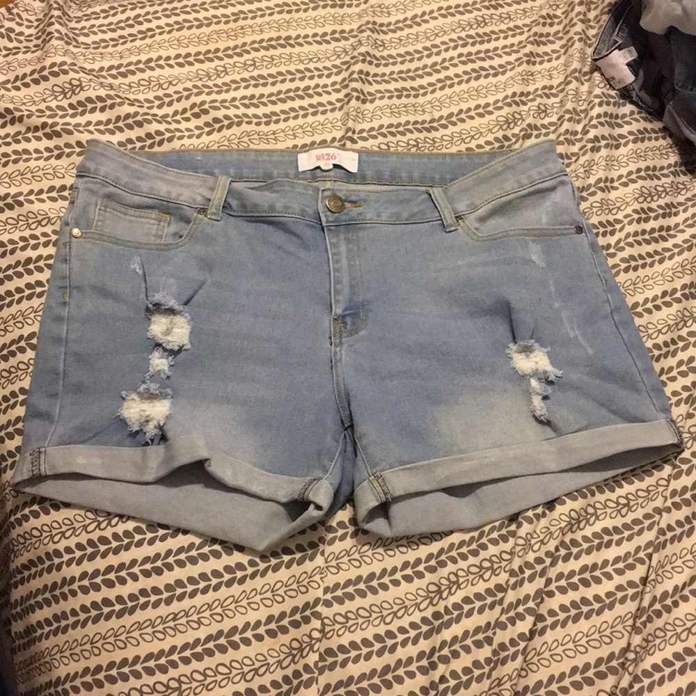 Light blue shorts